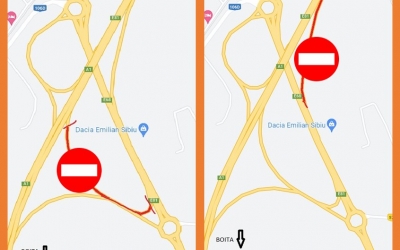 Restricții de trafic pe A1, la Mohu. Circulația va fi deviată pe bretelele de intrare din DN1