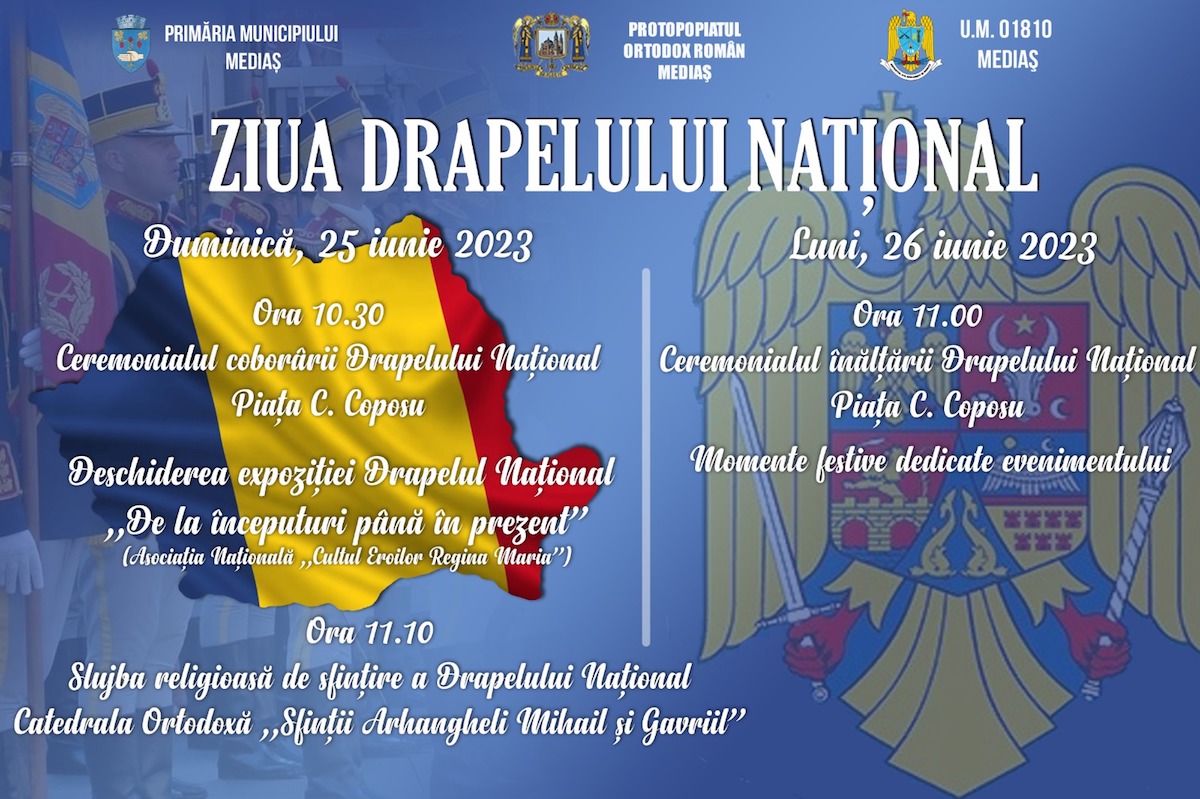 „Ziua Drapelului“, omagiată la Mediaș