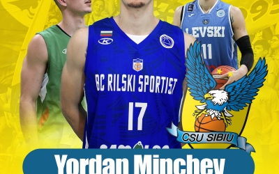 CSU l-a adus la Sibiu pe internaționalul bulgar Yordan Minchev, jucător de națională