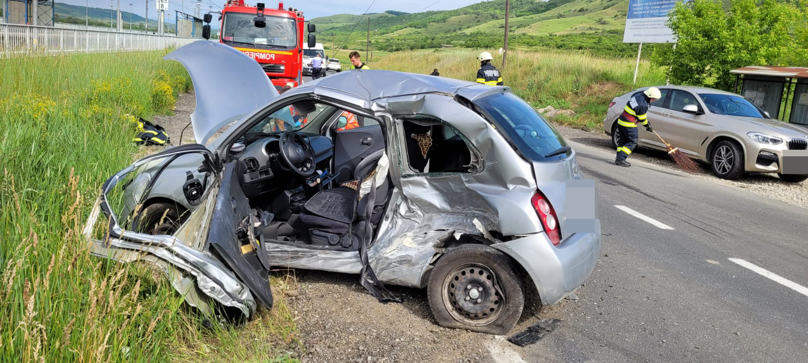 Un sibian a murit într-un accident în județul Alba, iar o tânără de 18 ani a fost rănită