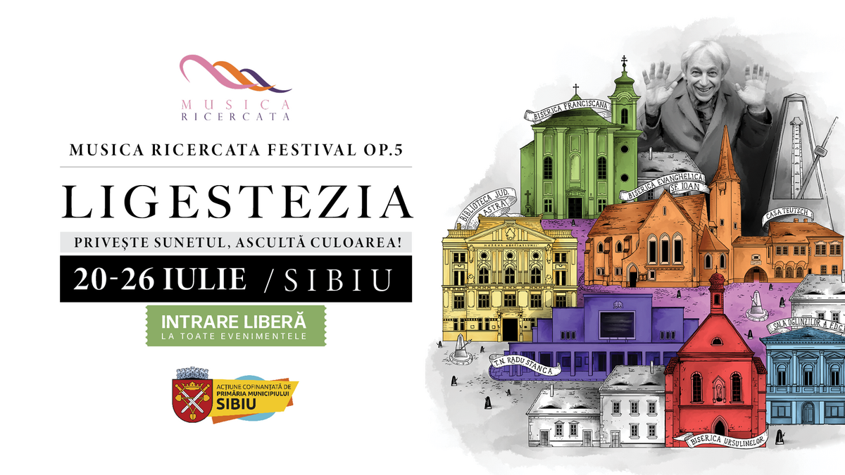 Festivalul Musica Ricercata Op. 5 începe în 20 iulie la Sibiu
