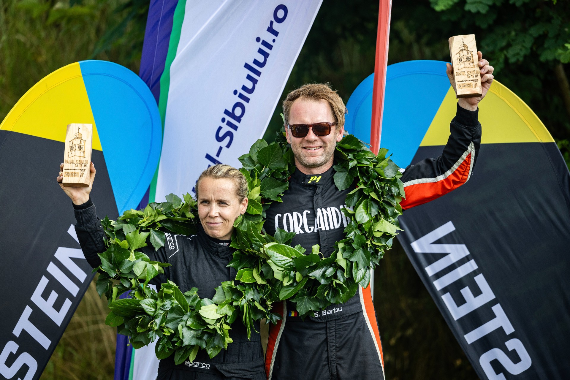 Sebastian Barbu și Jeannette Kvick au terminat Raliul Sibiului pe podium. „A fost o cursă intensă”