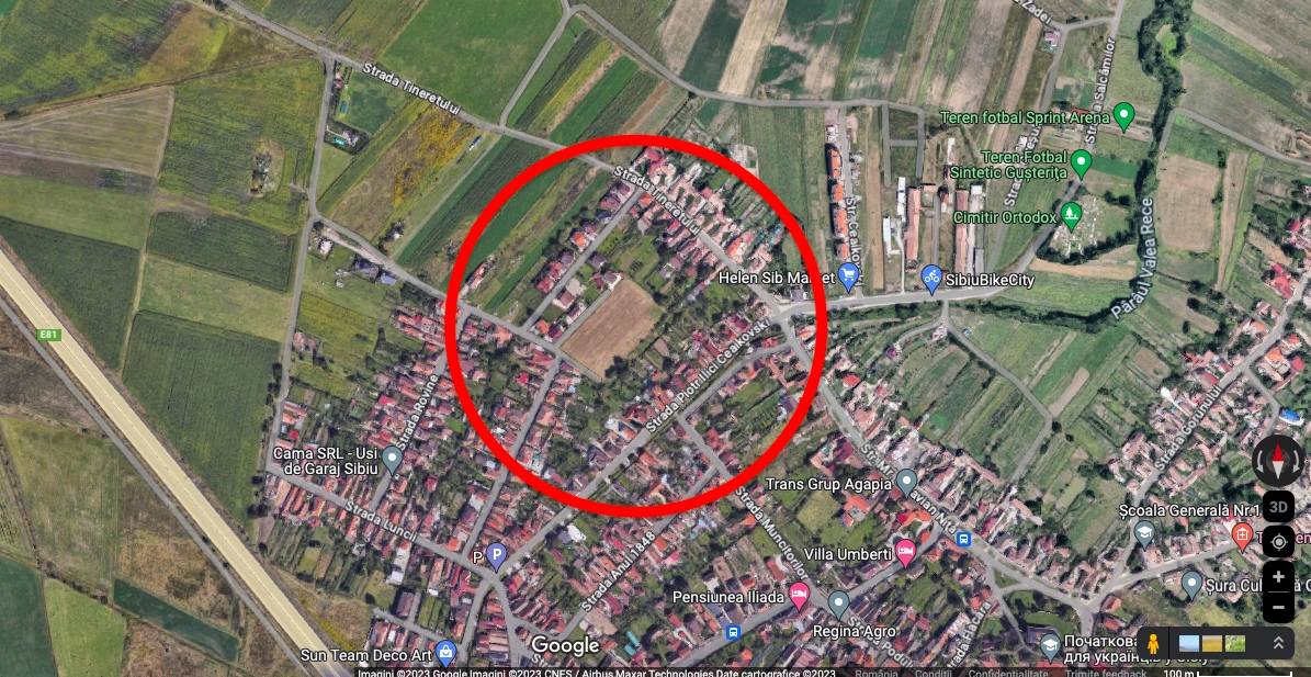 Un nou mini-cartier de case ar putea lua naștere la marginea Sibiului