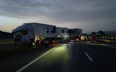 Accident mortal pe autostrada Sibiu-Sebeș