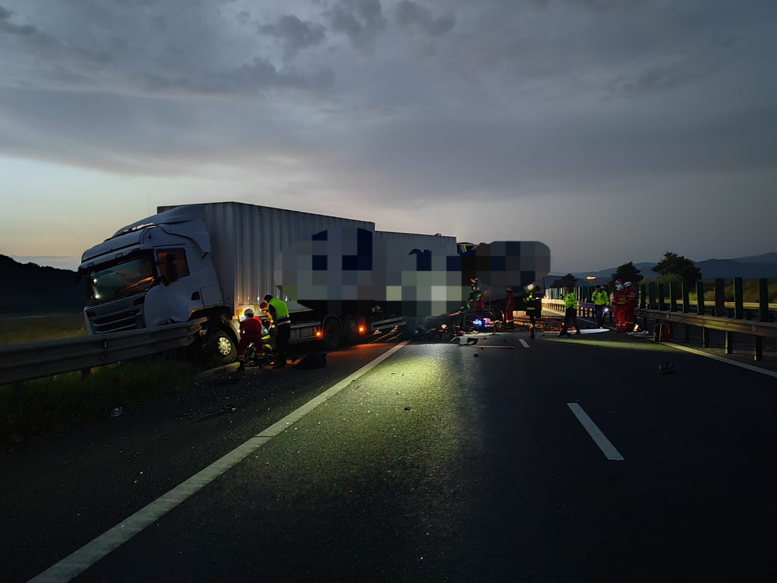 Accident mortal pe autostrada Sibiu-Sebeș