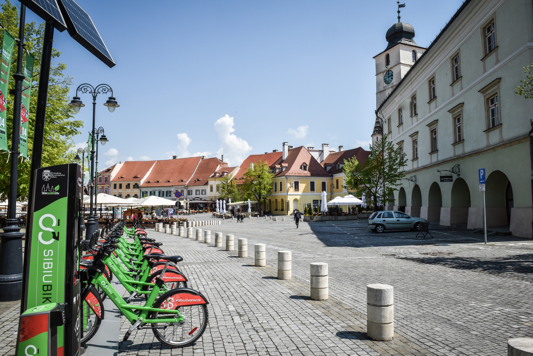 Sistemul Sibiu Bike City se extinde cu opt stații și 100 de biciclete. Inclusiv în Zona Industrială Vest