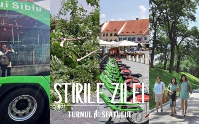 Știrile zilei la Sibiu: Alee cu ”licurici” în parcul Cetății, topul liceelor, Bike City se extinde, copaci tăiați ”pe centru” cu o firmă privată