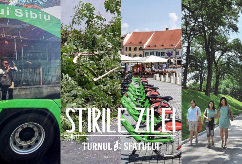 Știrile zilei la Sibiu: Alee cu ”licurici” în parcul Cetății, topul liceelor, Bike City se extinde, copaci tăiați ”pe centru” cu o firmă privată