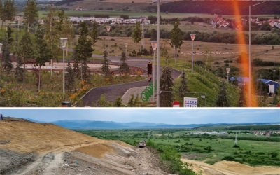 Înainte și după: Cum a devenit o groapă de gunoi cel mai modern parc al Sibiului