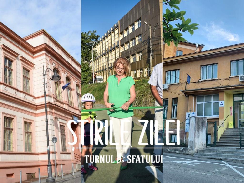 Știrile zilei - 4 august: Panglica tăiată de Astrid Fodor * Încă un monument în Sibiu * Proceduri inițiate pentru un spital municipal