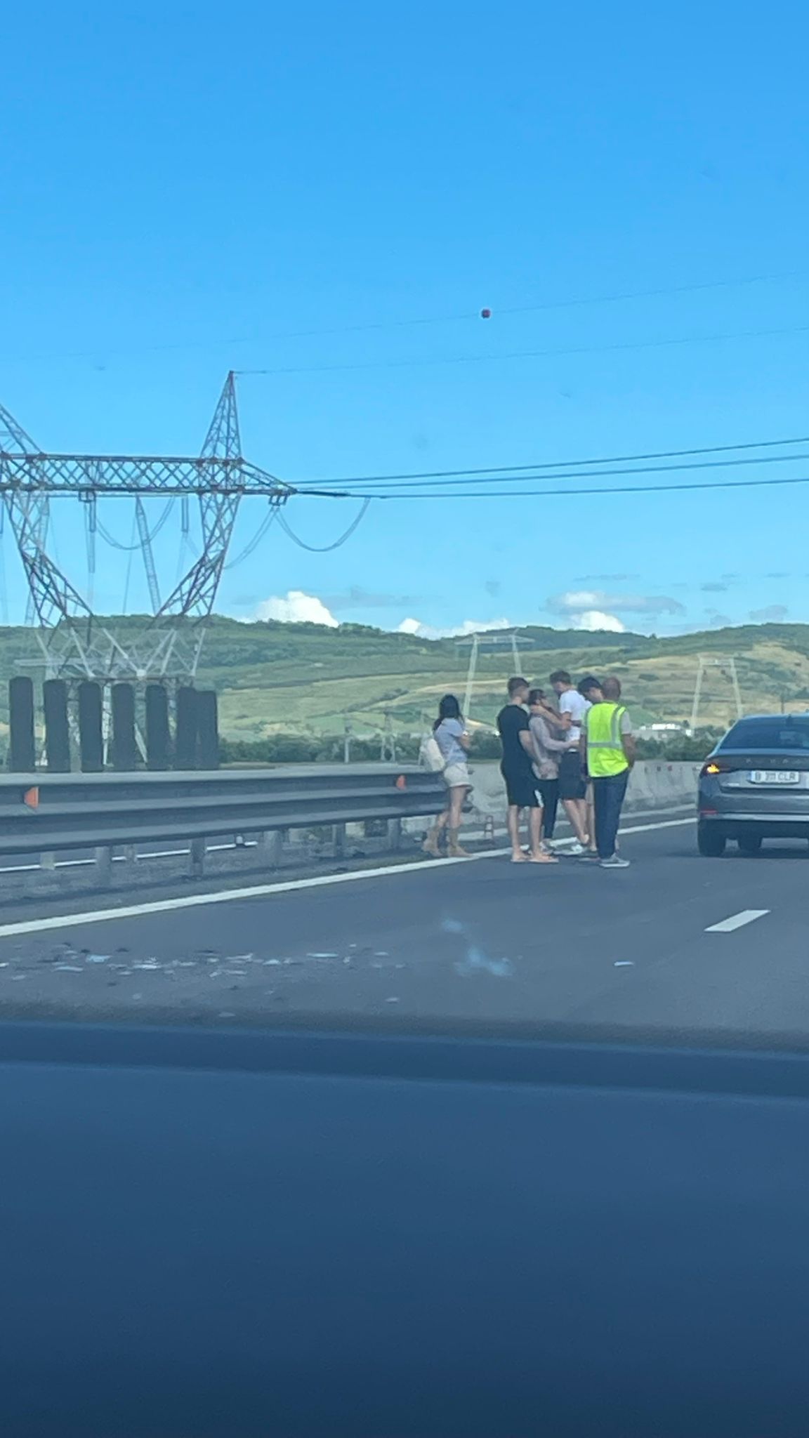 Tamponare între cinci mașini pe A1. Traficul a fost îngreunat
