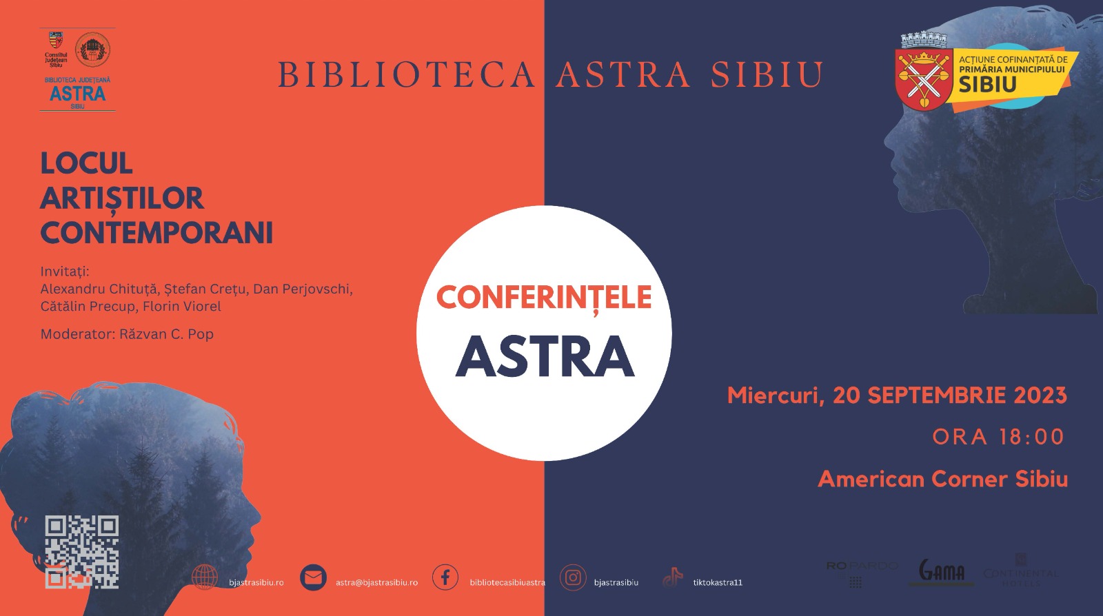 Conferințele Astra: cinci artiști sibieni vor discuta despre arta contemporană și rolul ei în societatea actuală