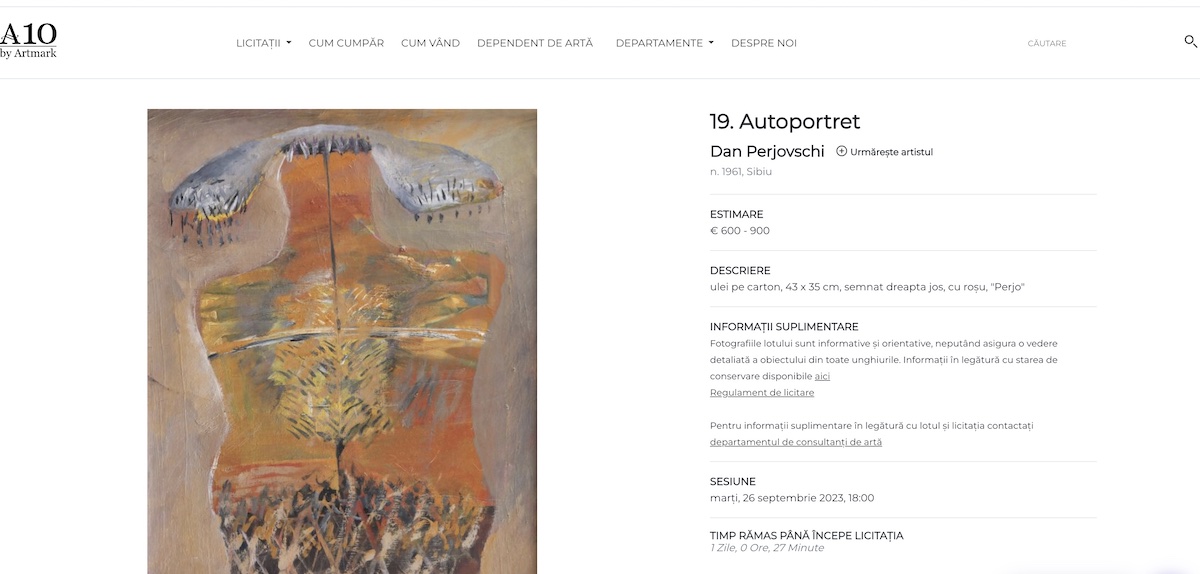 Dan Perjovschi acuză casa de licitații Artmark că vinde falsuri. Reacția Artmark și replica artistului
