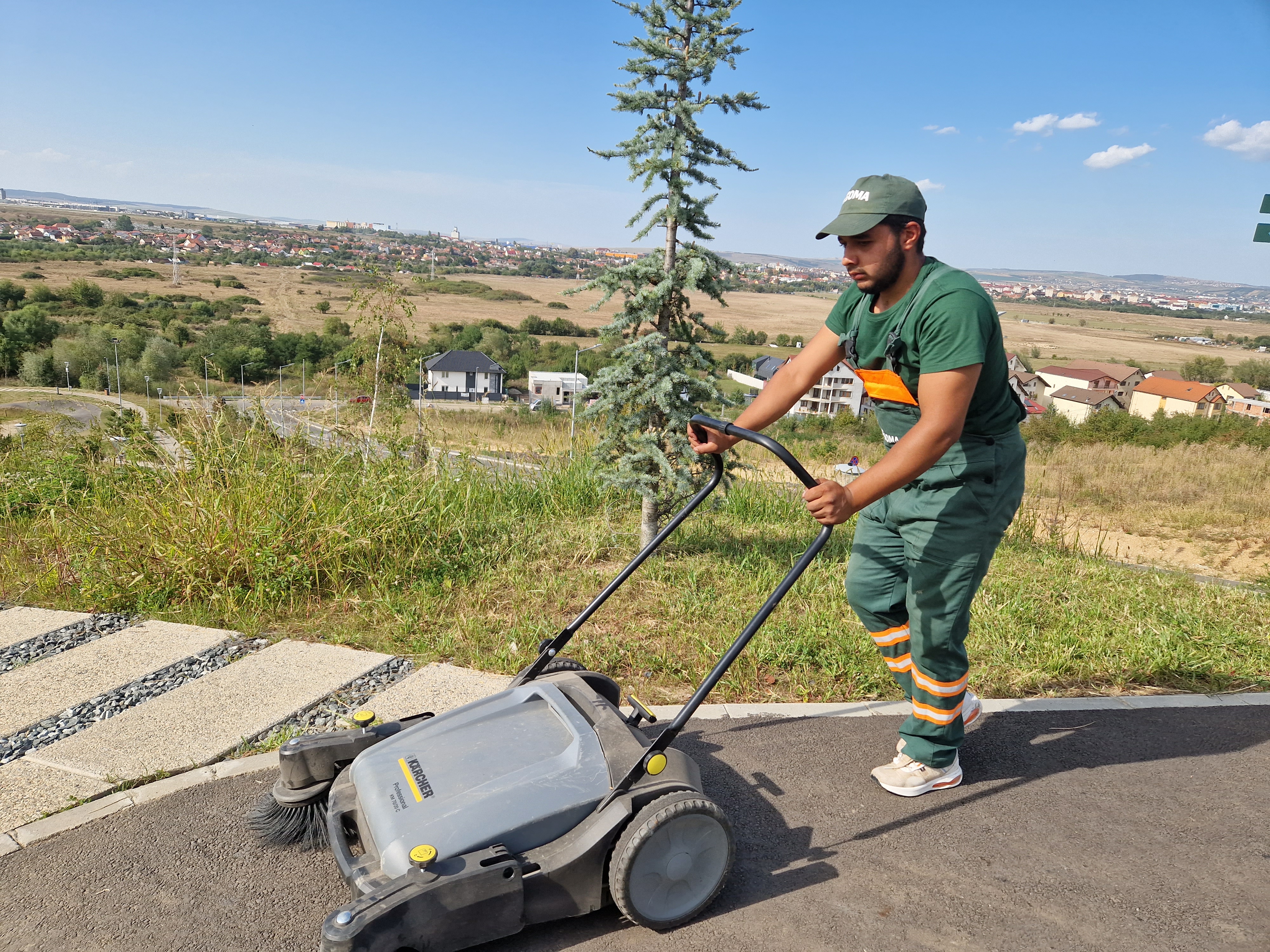 Cum păstrează SOMA curat cel mai nou parc al Sibiului, Belvedere: Este o muncă de echipă