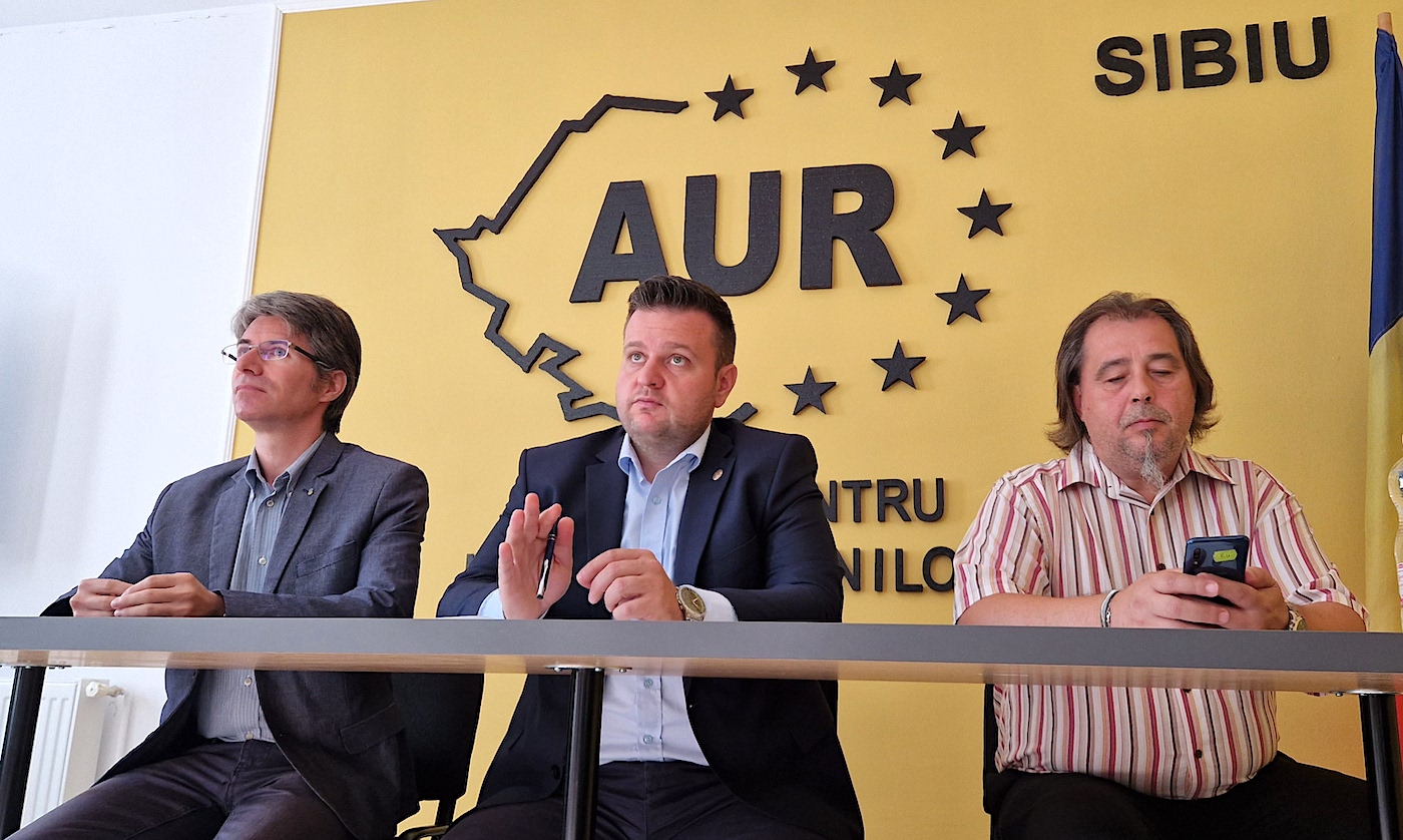 AUR spune că are 20% în municipiul Sibiu și țintește un post de viceprimar. Cel puțin