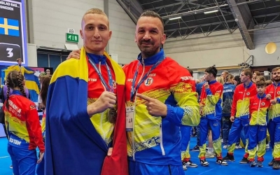 Sibianul Mario David, campion mondial la spargeri și vicecampion mondial la luptă, la Campionatele Mondiale de Taekwon-do ITF. Antrenor: „Sunt cele mai bune rezultate”