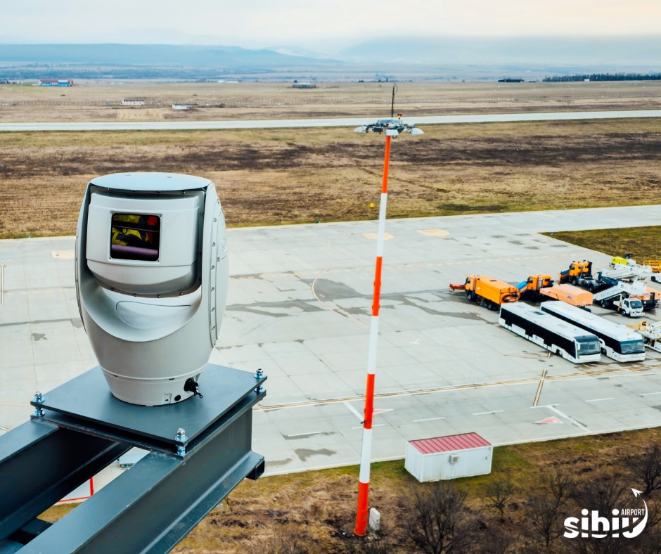 Cea mai performantă cameră cu termoviziune din România, cumpărată de Aeroportul Sibiu cu peste un milion de euro