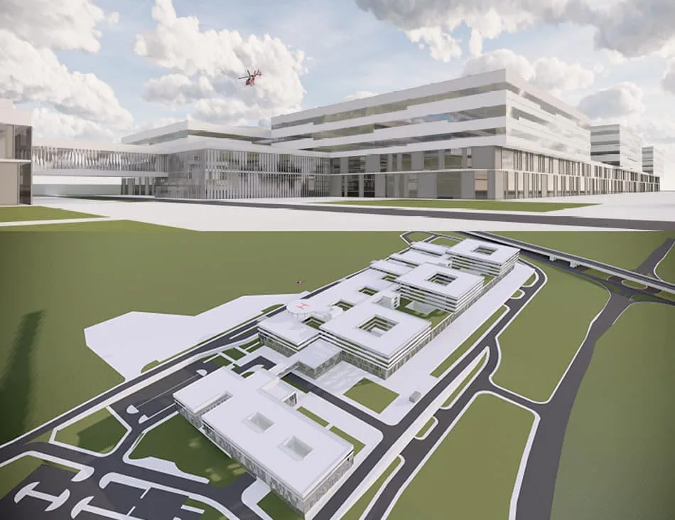CON-A vrea să participe la primele lucrări de la Spitalul Regional Craiova. Licitația câștigată deja pentru ridicarea noului spital din Sibiu e în ”stand-by”