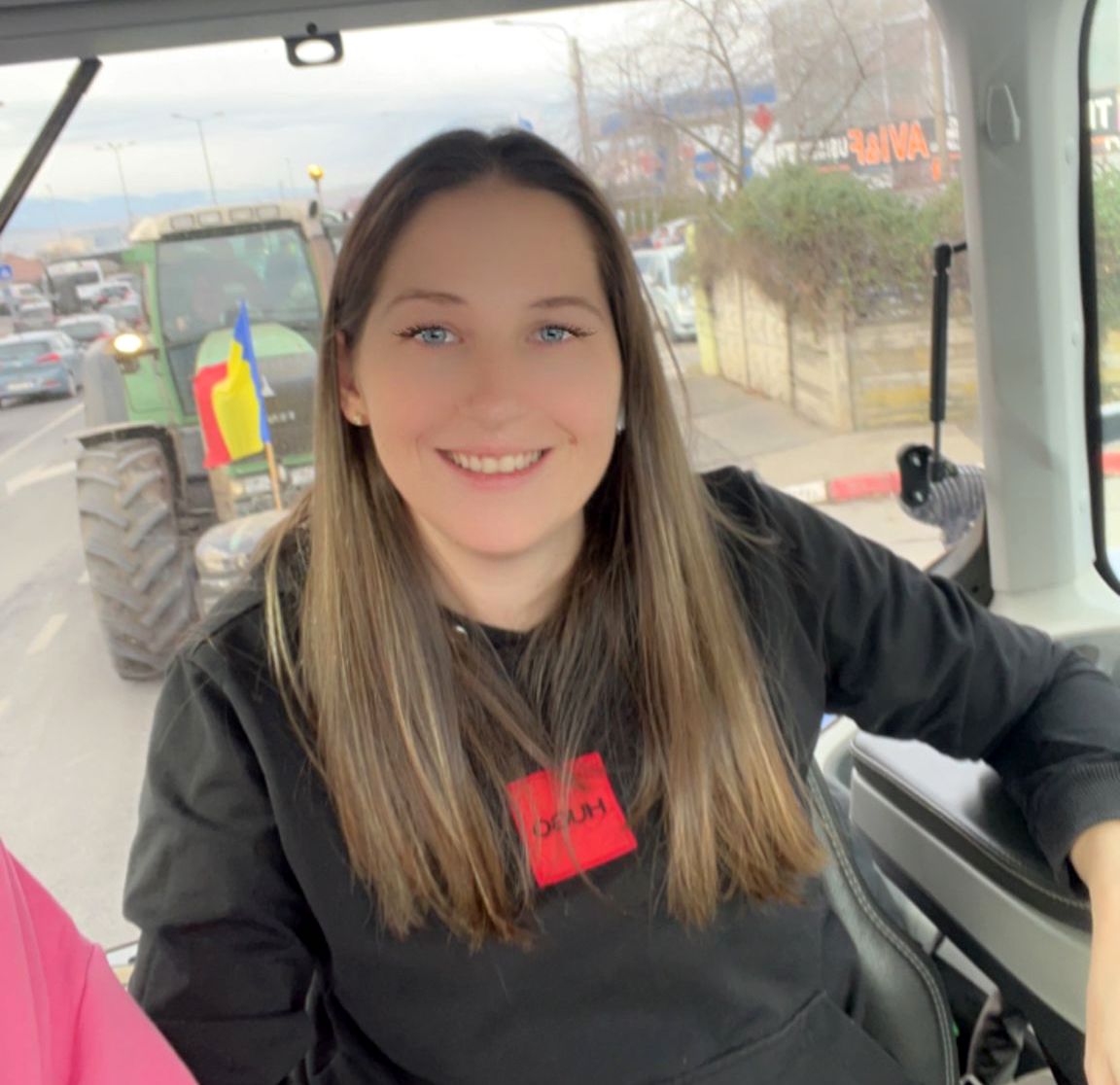 Femeia care a condus protestul fermierilor din Sibiu: „Nu am mai putut răbda”