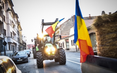 Protestele fermierilor în Sibiu: toată săptămâna, de la ora 12. ”Se vor desfășura fără blocarea circulației rutiere și a căilor de acces”