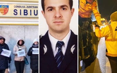 Știrile zilei: dosarul morții polițistului Lucian Gancea, protest în fața CJ și pe străzile din Sibiu