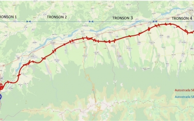 Începe proiectarea și pe tronsoanele 1 și 2 ale autostrăzii Sibiu - Făgăraș. 12 luni pentru proiectare, 36 pentru execuție