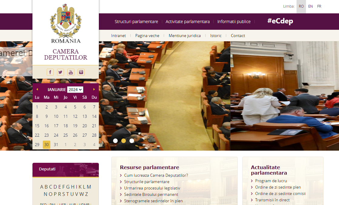 Breşă de securitate cibernetică la Camera deputaților. Se redactează o plângere la DIICOT