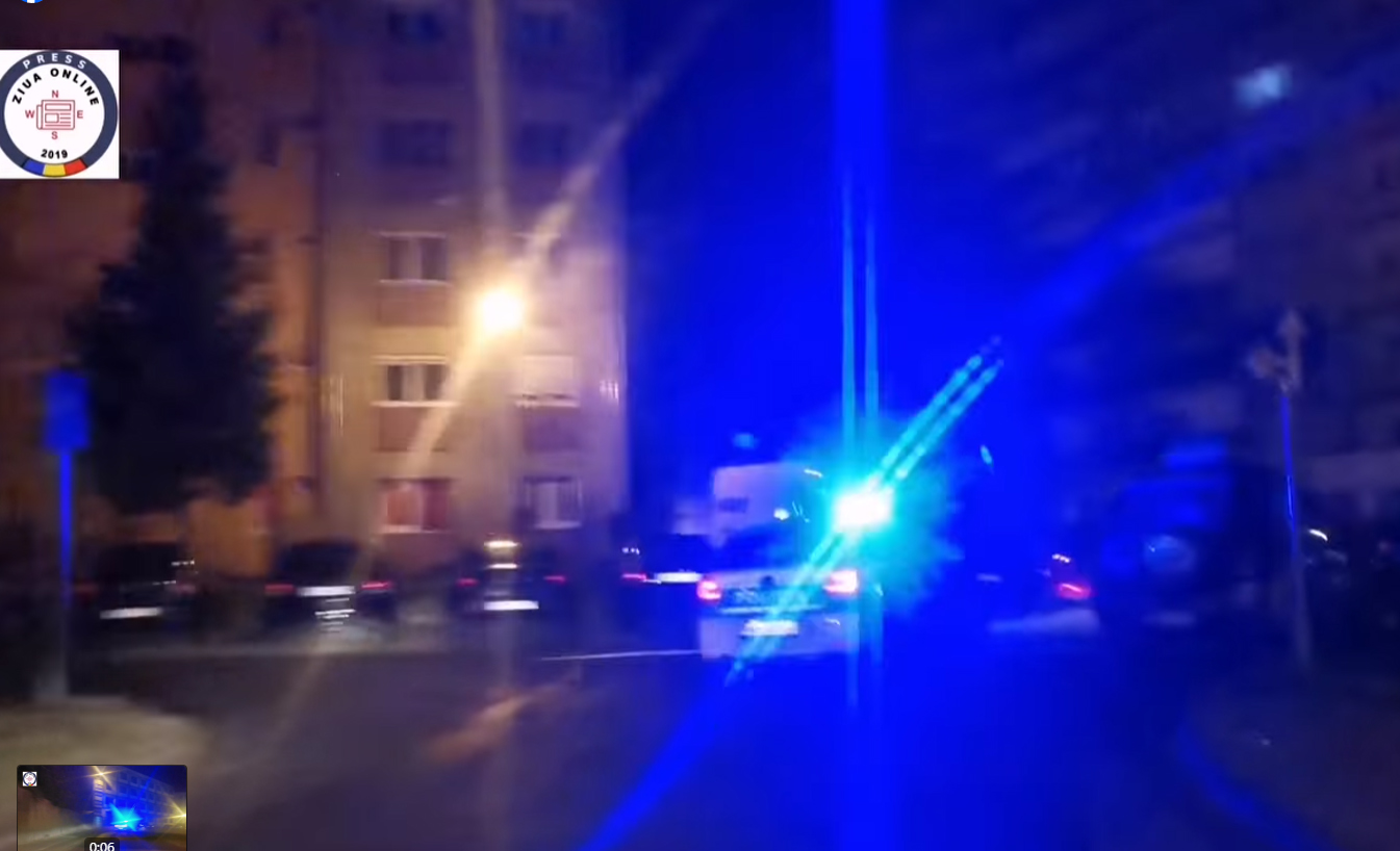 VIDEO O fată de 16 ani la volanul unui SUV, urmărită de polițiști în Sibiu