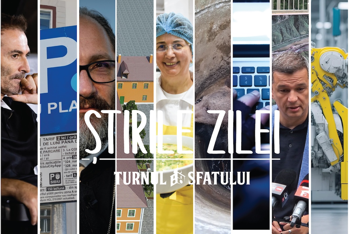 Știrile zilei: Consecințele unui atac cibernetic, se mai deschide puțin din autostrada Sibiu – Pitești, Sibiu, unul din orașele cu cel mai mare profit din locurile de parcare