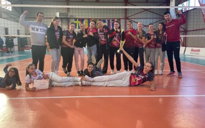 Echipa de volei Champions Sibiu a câștigat Cupa Toamnei la Blaj