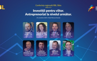 Descoperă 3 dintre invitații care vor urca pe scena Conferinței regionale RBL Sibiu 2024 și află ce alte nume reprezentative vor fi prezente