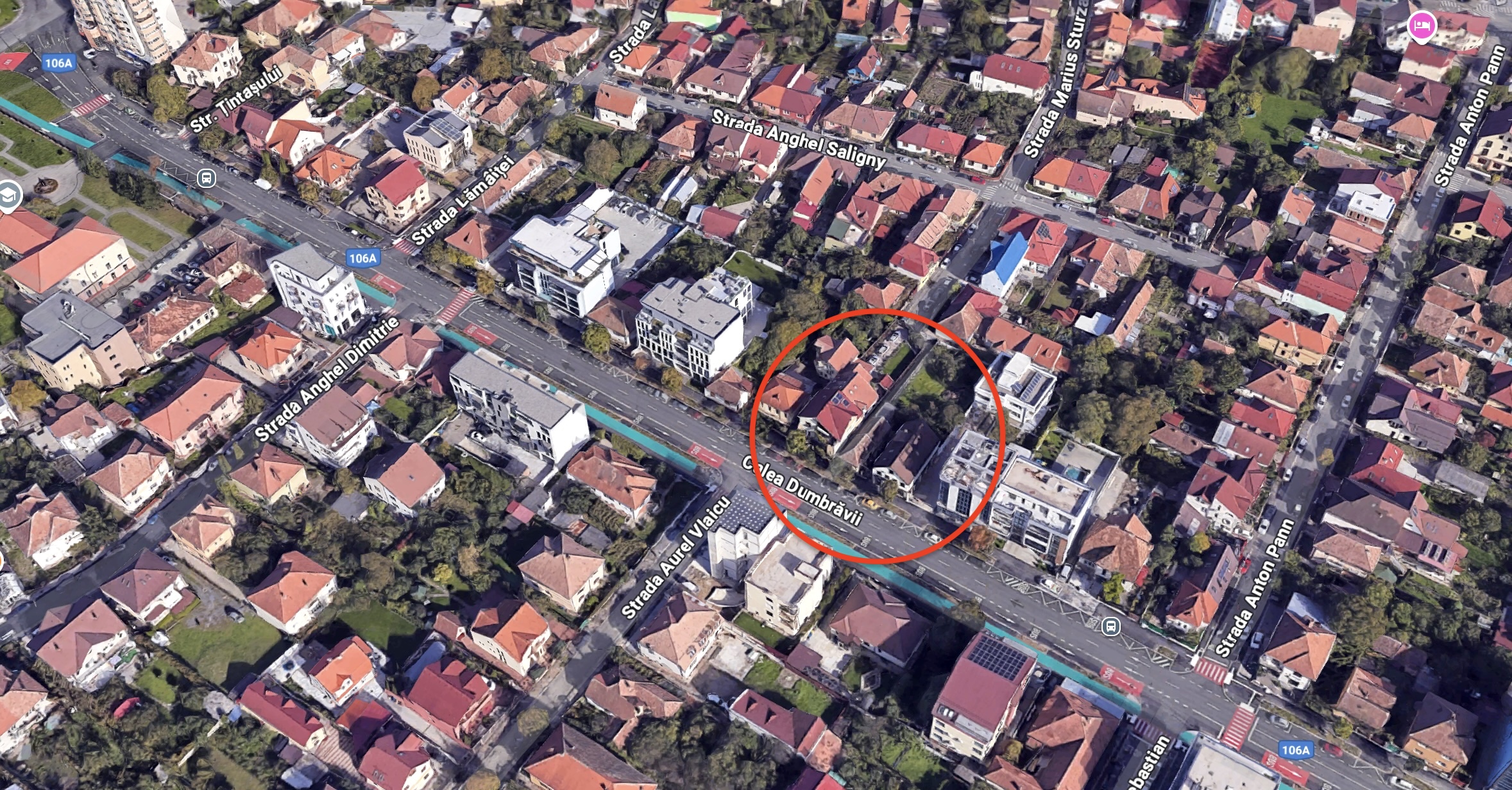 Case demolate pe Calea Dumbrăvii pentru a face loc unui bloc nou, cu trei etaje, pe aproape 900 metri pătrați