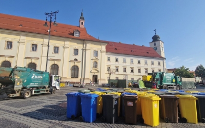 Sibienii aruncă de aproape trei ori mai multe deșeuri reziduale decât reciclabile. Cifrele pe anul 2024 și ce se poate îmbunătăți