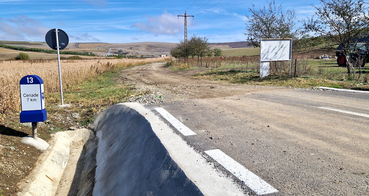 CJ Alba explică de ce noul drum al Sibiului se oprește în câmp: „Nu este în lucru”