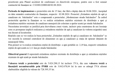 Comunicat de presă „PNRR: Fonduri pentru România modernă și reformată!”