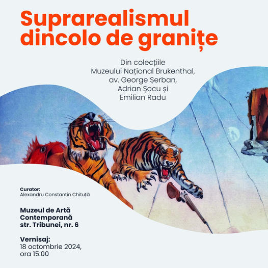 Peste 70 de lucrări semnate de artiști precum Dali sau Picasso vor fi expuse la Muzeul de Artă Contemporană. „Unica expoziție tematică din România dedicată suprarealismului”