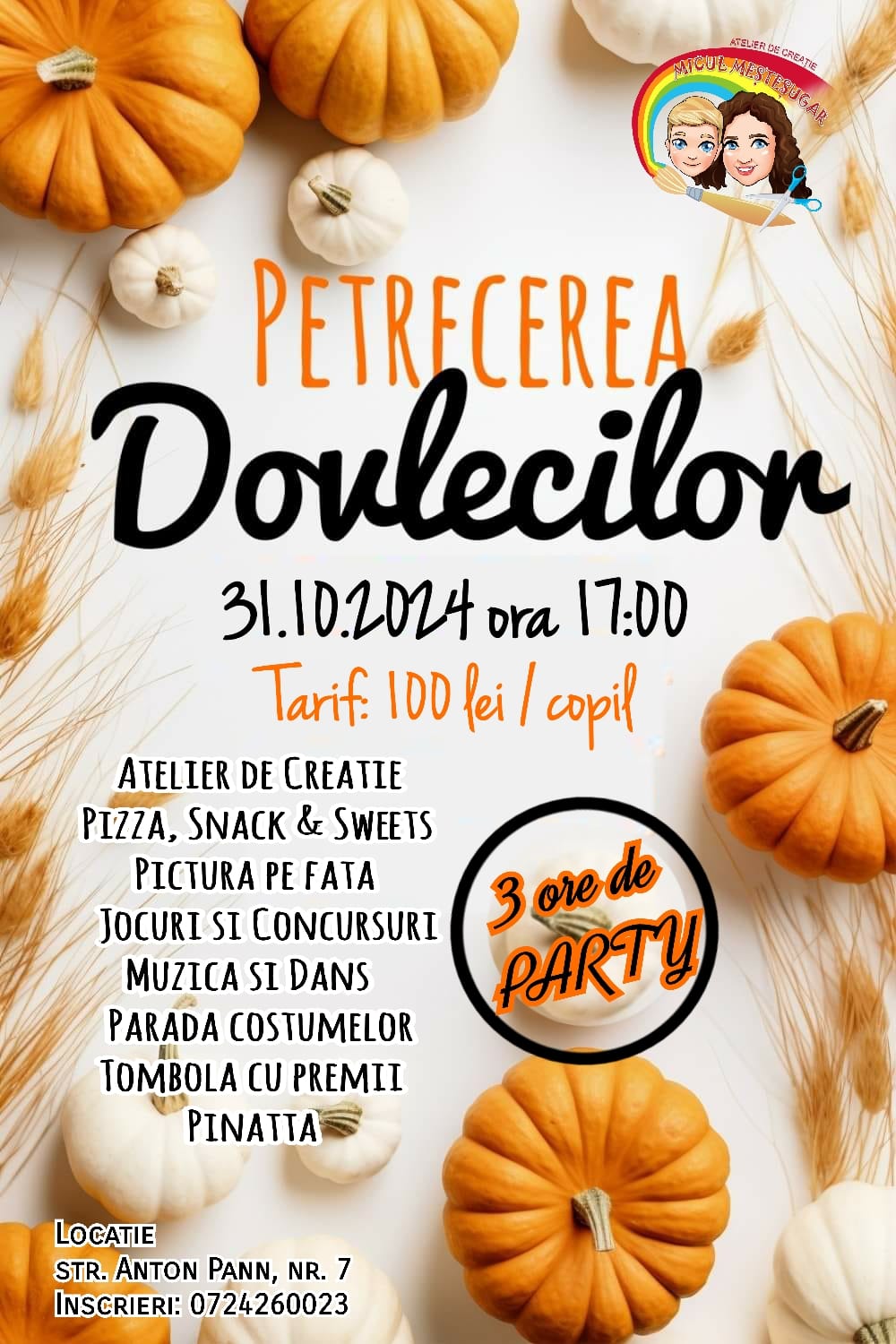 Premii pentru cele mai înfricoșătoare costume, petreceri pentru copii și Halloween Karaoke. Ce facem la Sibiu, de Halloween?