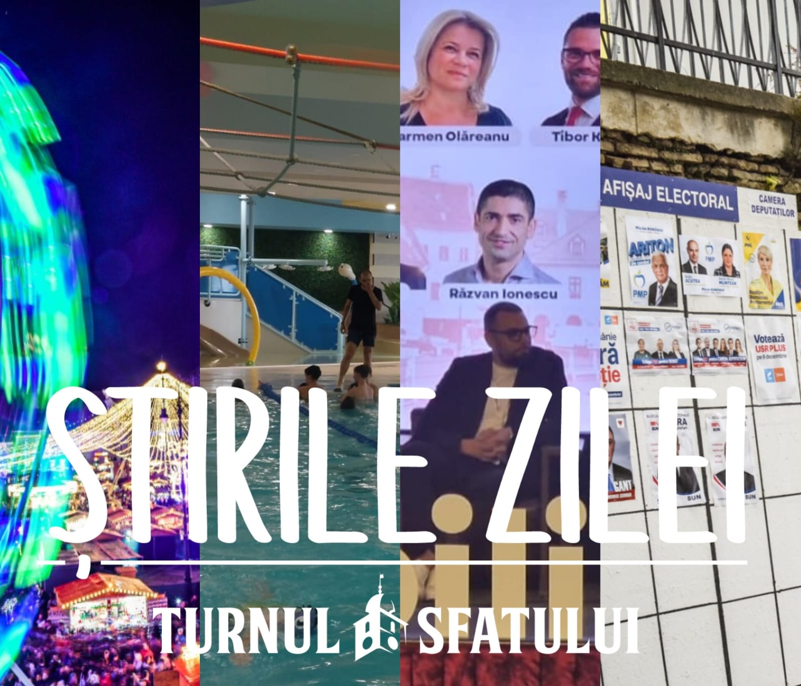 Știrile zilei - 8 octombrie. Noutățile Târgului de Crăciun, reportaj despre ora de înot de la Aria, de ce are Sibiul mall și șase foști parlamentari vor dobânda de la pensia specială