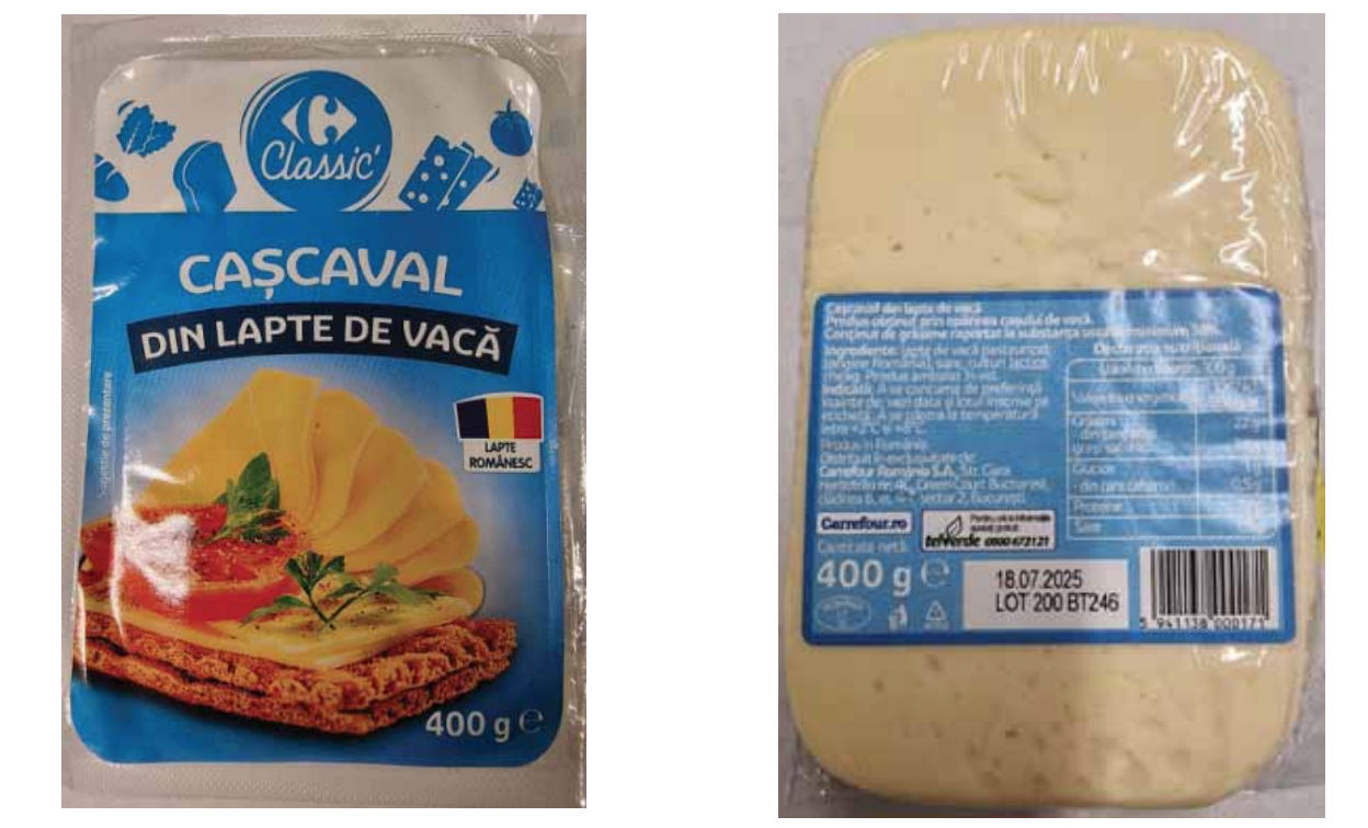 Un cașcaval din lapte de vacă, retras din magazinele Carrefour, pentru că e contaminat cu bacteria ce poate provoca listerioza