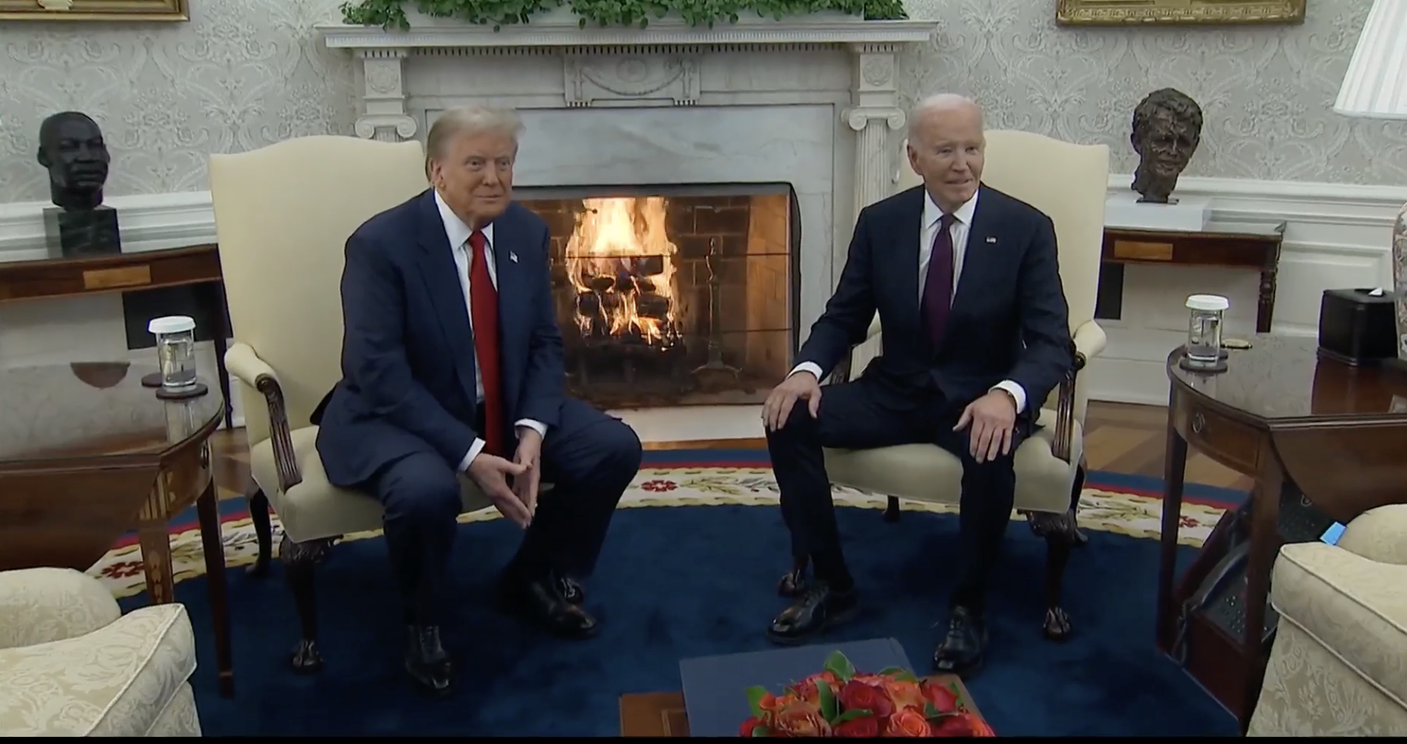 Donald Trump a revenit la Casa Albă pentru a discuta despre transferul de putere cu preşedintele Joe Biden