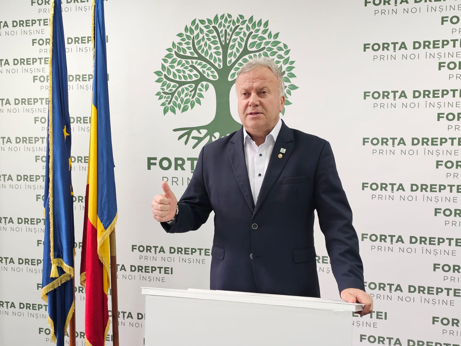 Constantin Șovăială (Forța Dreptei) și-a prezentat programul politic: ”În ultimii zece ani investițiile în Sibiu au stagnat. Vedem cu ochiul liber că lipsesc investițiile de anvergură”