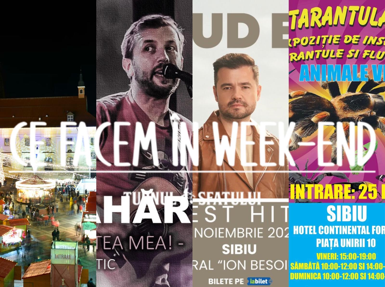 Ce facem în weekend? Se deschide Târgul de Crăciun, colinde în Muzeul Astra, concert 3 Sud Est