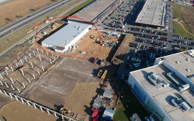 Lidl a finalizat construcția clădirii noului magazin din Sibiu. Deschiderea, programată în ianuarie