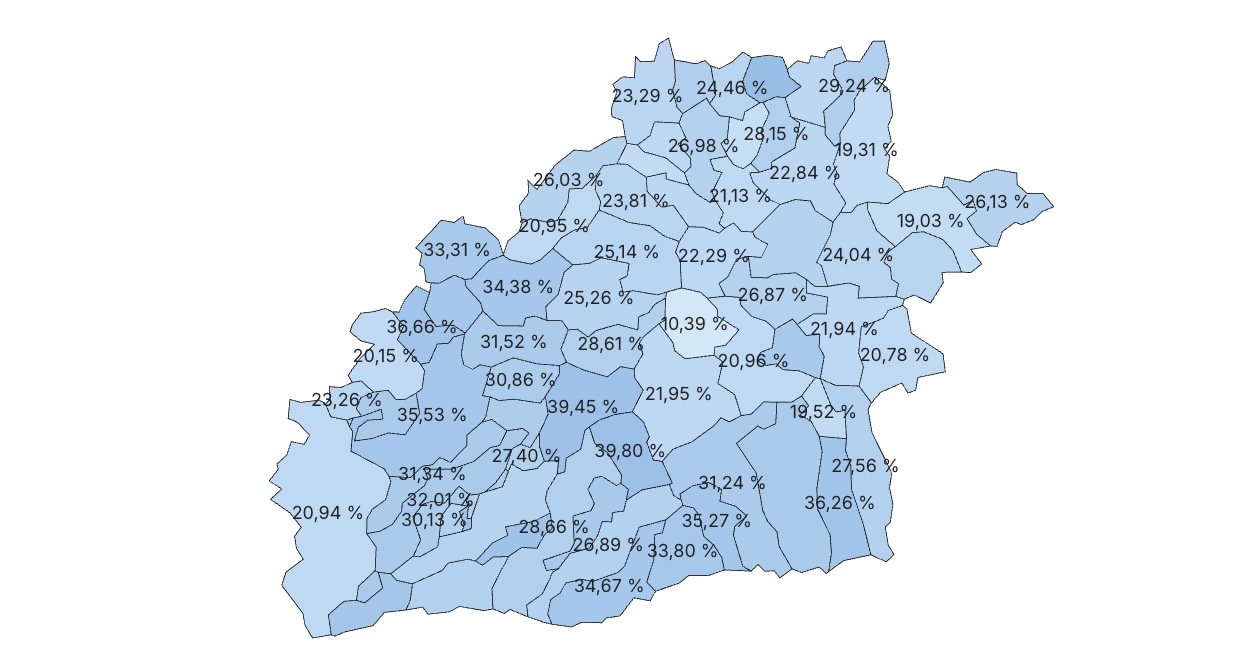Cine a votat în Sibiu, până la ora 16: orășenii (70,84%), femeile și cei între 45 și 64 de ani