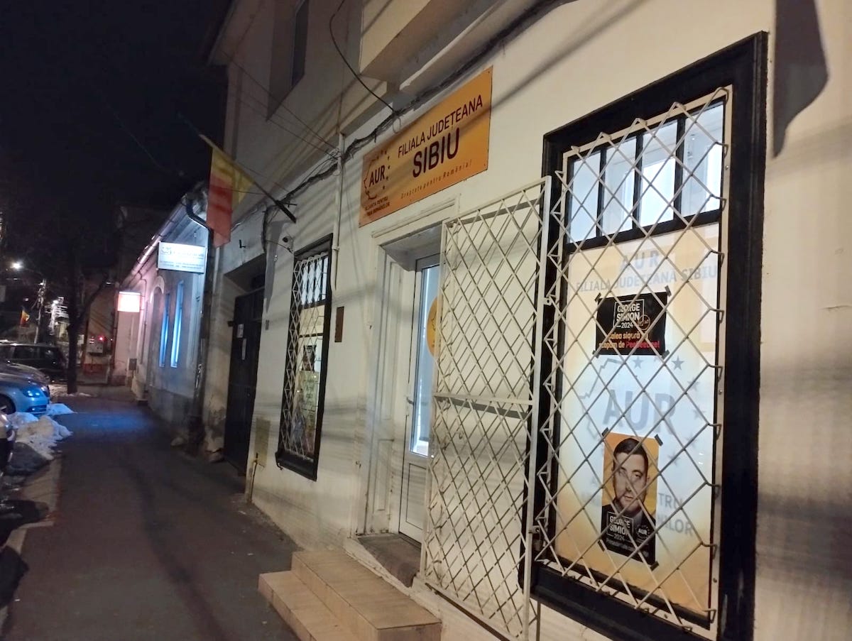 Sebastian Suciu, AUR Sibiu: Sunt niște rezultate surprinzătoare. Sperăm ca George Simion să obțină undeva la 16-17% în județ
