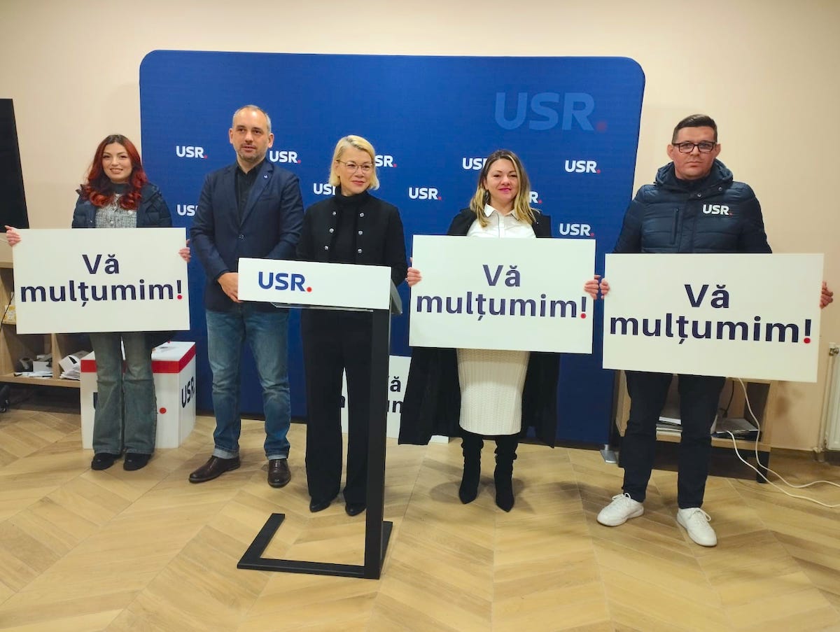 USR Sibiu, apel la „partidele vechi”: Oamenii dezamăgiți au ieșit să-și spună oful, dar au căzut în capcana propagandei ruse. Pe 8 decembrie nu există răul cel mai mic, există „rău” și „bine”