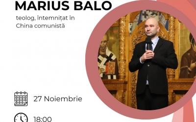 Zilele Șaguniene. Marius Balo, un teolog și profesor de engleză care a fost într-o închisoare de maximă siguranță din China, își lansează cartea de debut la Sibiu