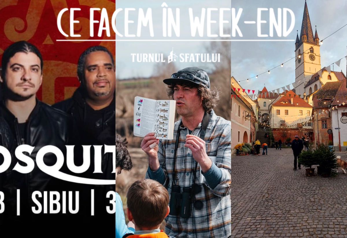 Ce facem în weekend? Târg de Crăciun în Orașul de Jos, concert Bosquito, „Christmas at the Palace” în curtea Muzeului Național Brukenthal”, evenimente de 1 Decembrie