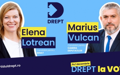 Sibienii Elena Lotrean și Marius Vulcan, candidați la Parlamentul României: „Suntem oameni liberi, verticali și purtăm respect pentru comunitatea noastră”