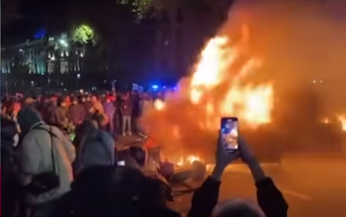 Georgia: Peste 100 manifestanţi, arestaţi în timpul mitingului proeuropean